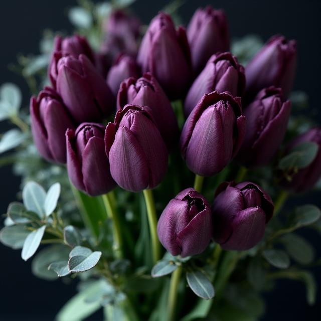 Midnight Tulips